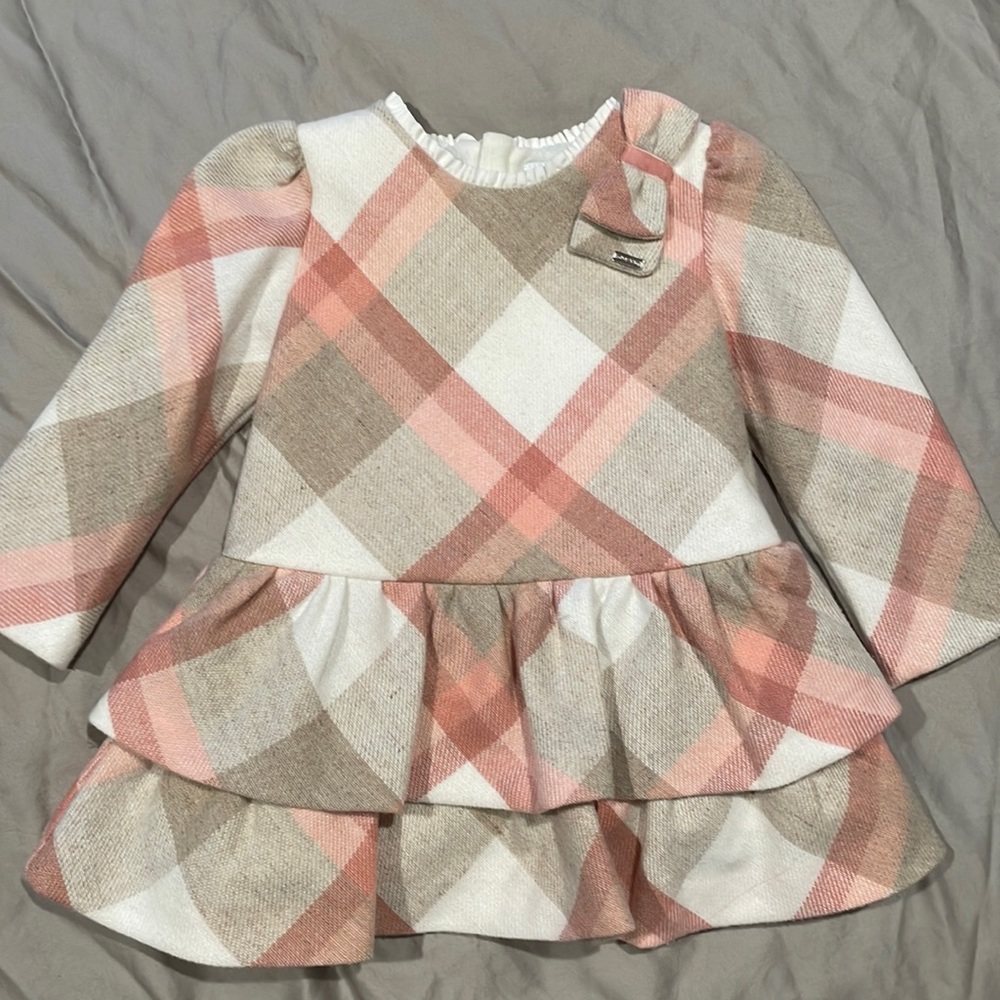Mayoral beige pink dress